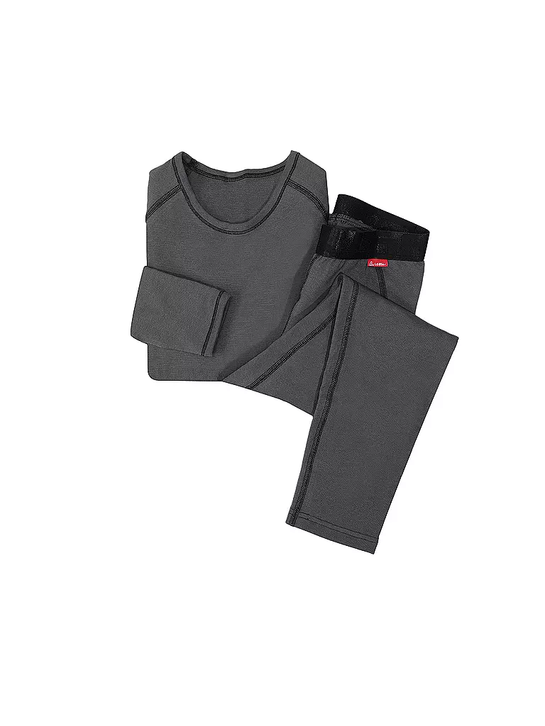 LÖFFLER | Conjunto de ropa interior funcional para niños TRANSTEX® WARM | Gris