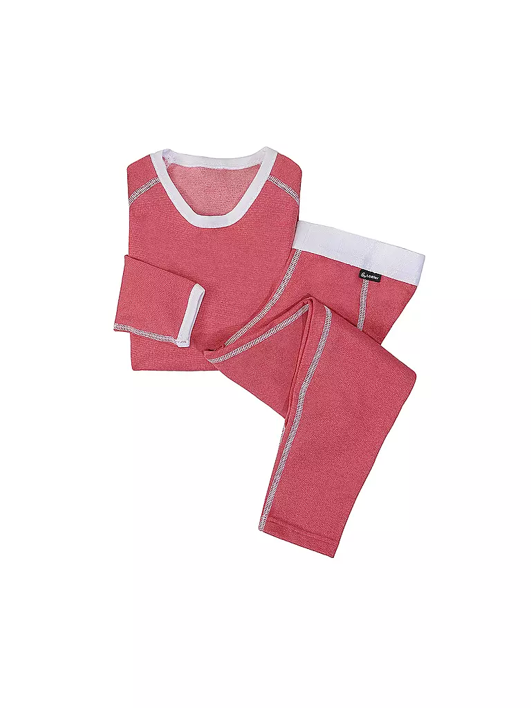 LÖFFLER | Conjunto de ropa interior funcional para niños TRANSTEX® WARM | Fucsia