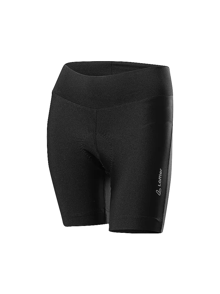 LÖFFLER | Culotes de ciclismo para mujer Tour Extra Short | Negro