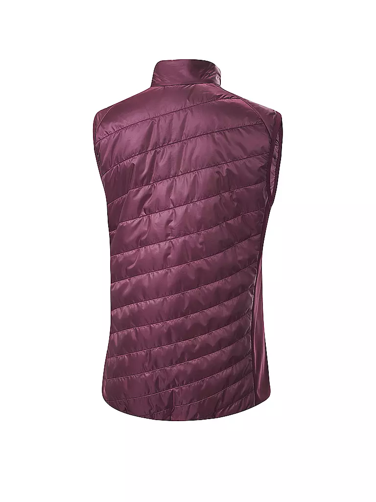 LÖFFLER | Damen Langlauf-Weste PL60 | Rojo oscuro