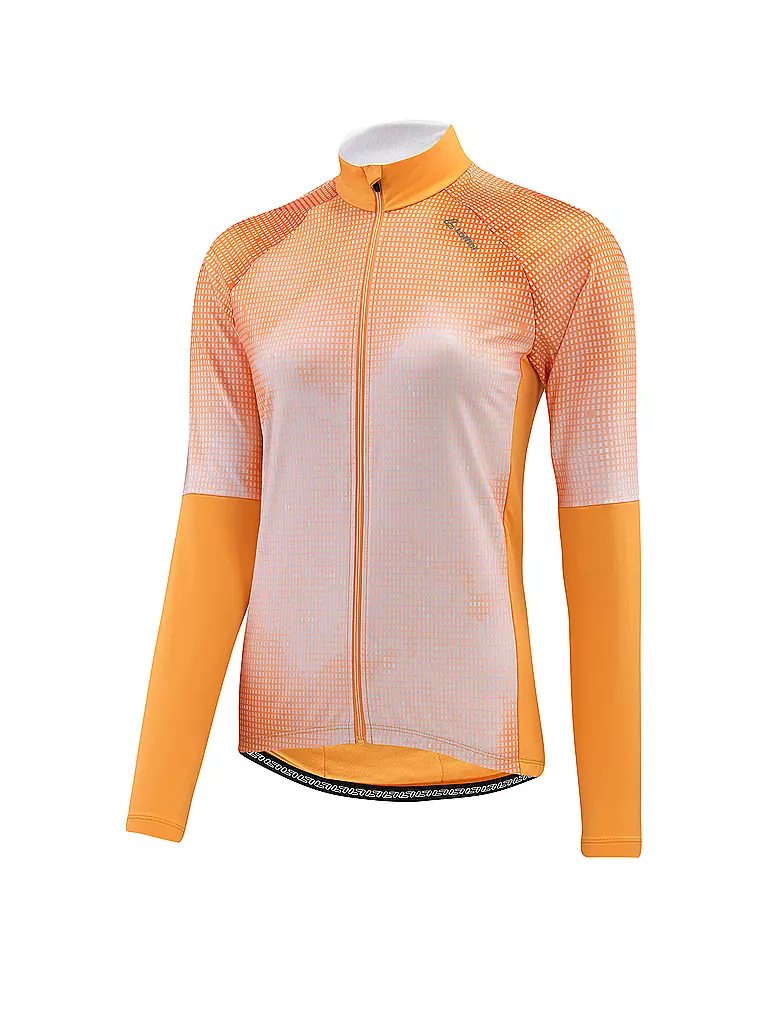 LÖFFLER | Damen Rad Trikot Vapor FZ LS | Naranja