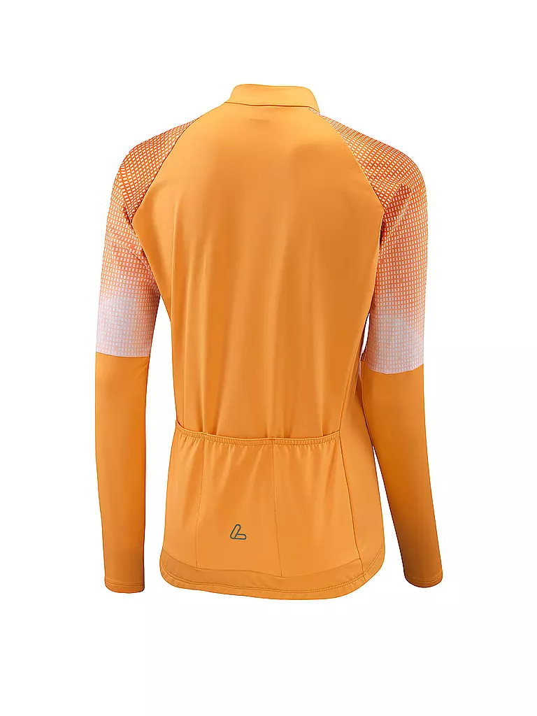 LÖFFLER | Damen Rad Trikot Vapor FZ LS | Naranja