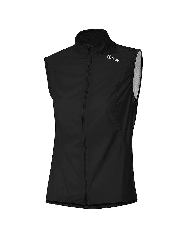 LÖFFLER | Damen Rad Weste WPM Pocket | Negro