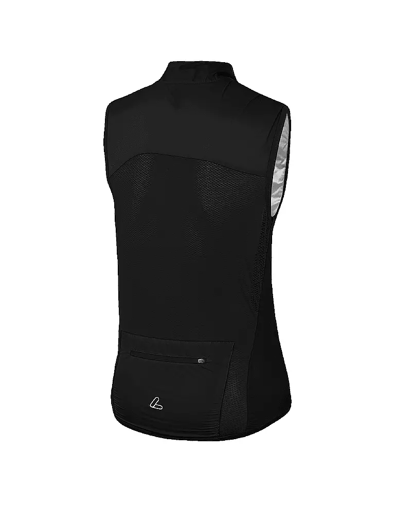 LÖFFLER | Damen Rad Weste WPM Pocket | Negro