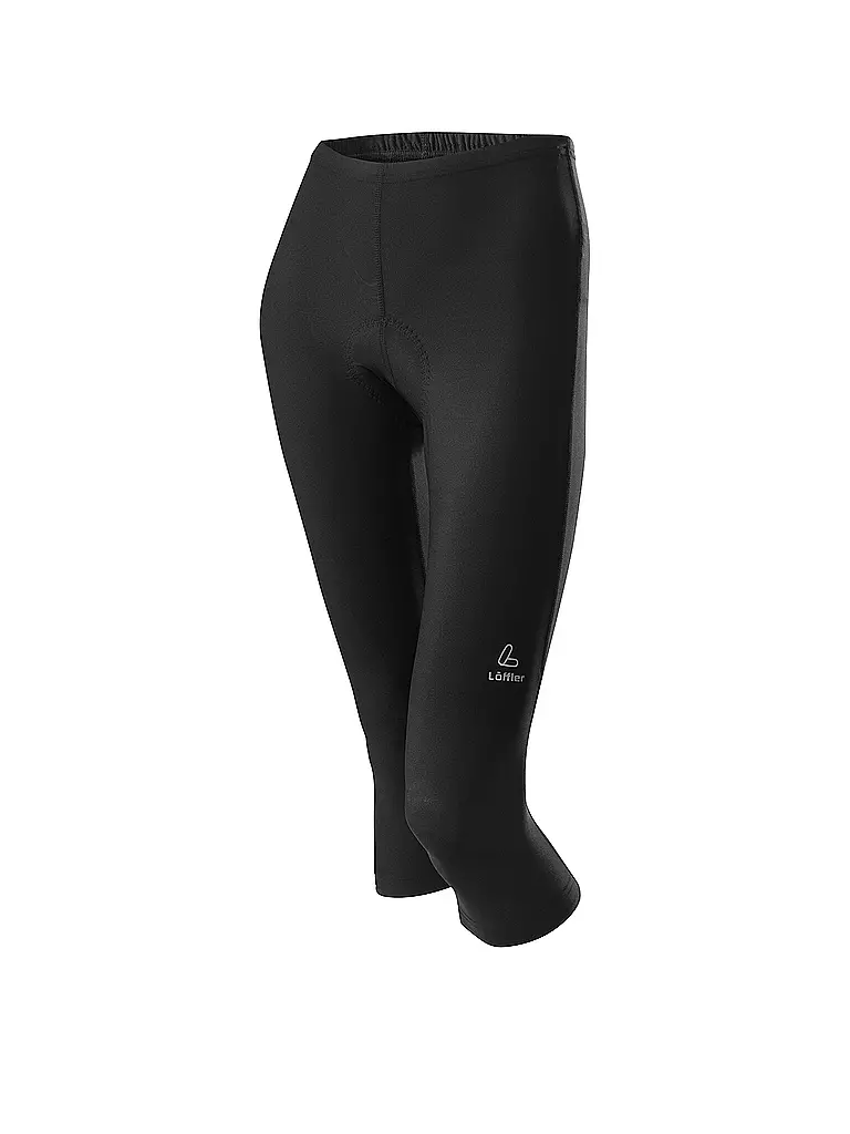 LÖFFLER | Damen Radhose Basic 3/4 | Negro