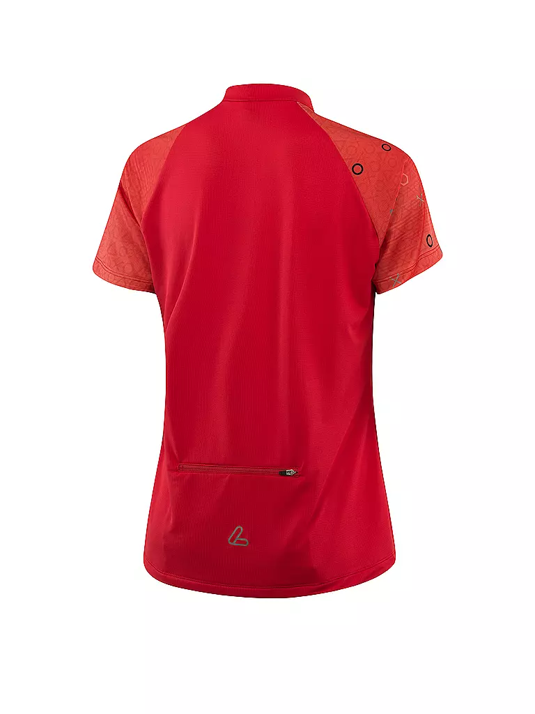 LÖFFLER | Damen Radtrikot Axo Rise HZ | Rojo