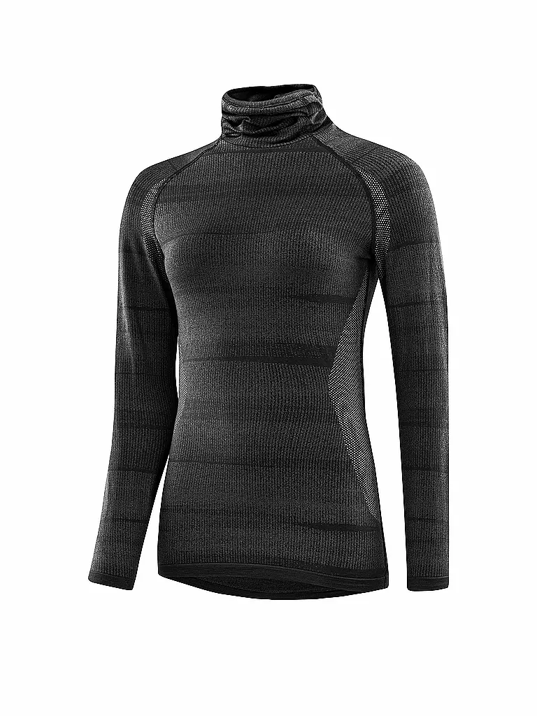 LÖFFLER | Damen Unterziehshirt Rollneck TRANSTEX® Hybrid | Negro