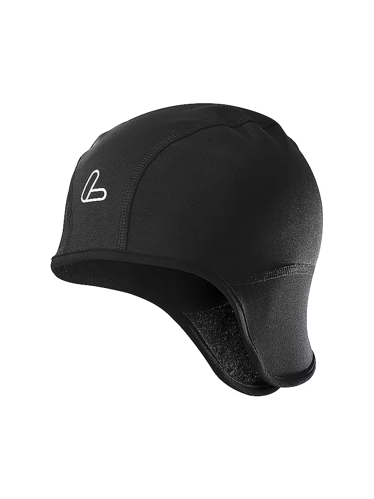 LÖFFLER | Gorro de ciclismo WINDSTOPPER® | Negro
