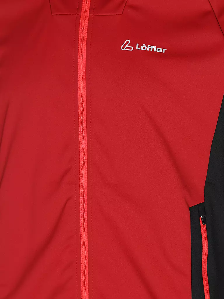 LÖFFLER | Herren Langlaufjacke Verve WS Light | Rojo oscuro