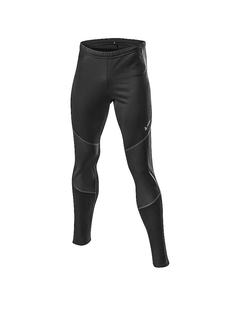 LÖFFLER | Herren Langlauftight WS Softshell Warm | Negro