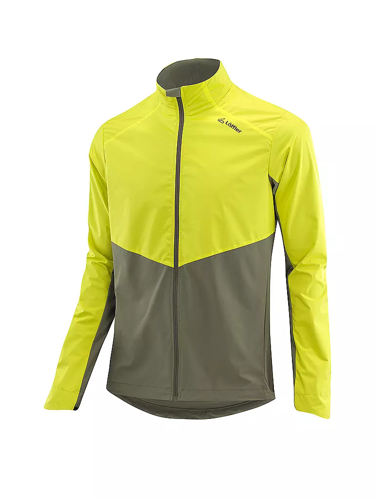 LÖFFLER | Herren Rad Hybridjacke Strevento | Amarillo