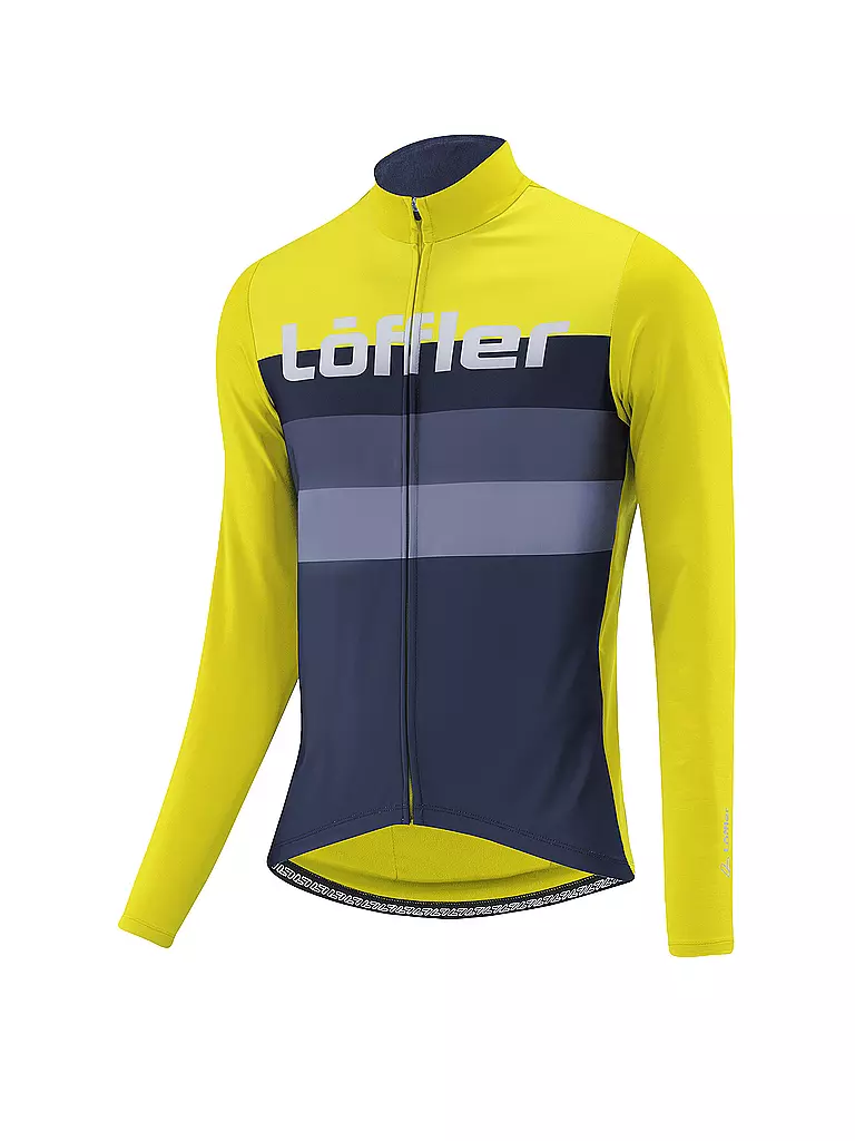 LÖFFLER | Herren Rad Trikot Messenger Mid FZ LS | Amarillo