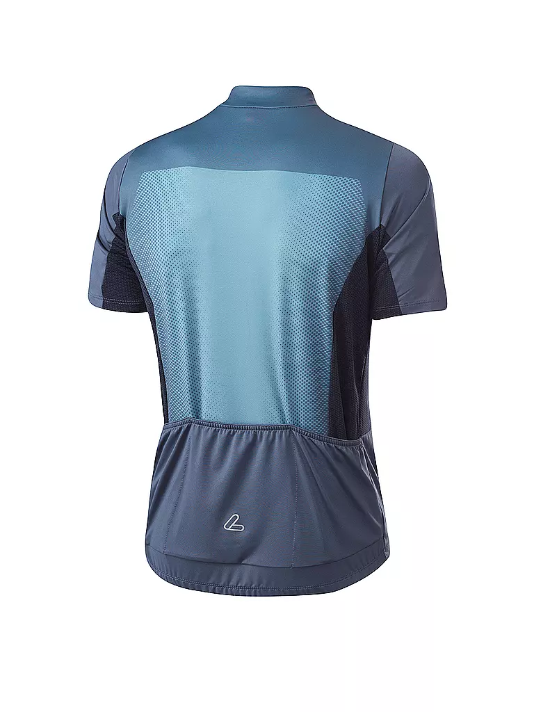 LÖFFLER | Herren Radtrikot Grady Mid FZ | Azul oscuro