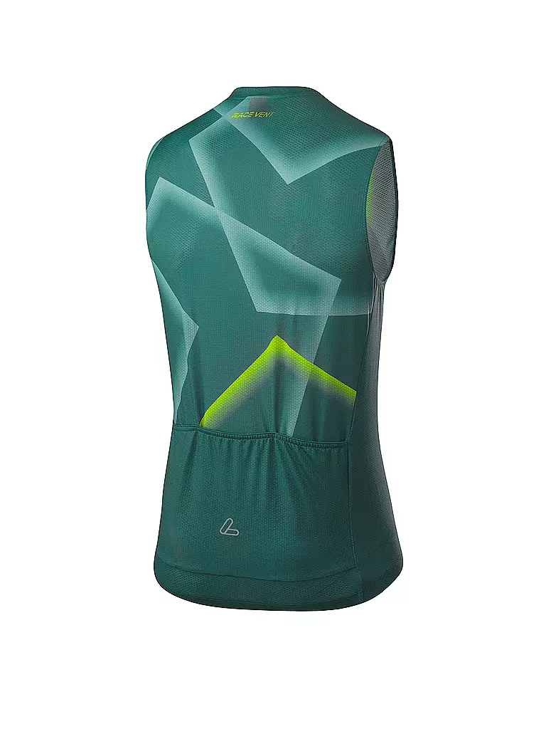 LÖFFLER | Herren Radtrikot Penta Vent FZ SL | Petróleo