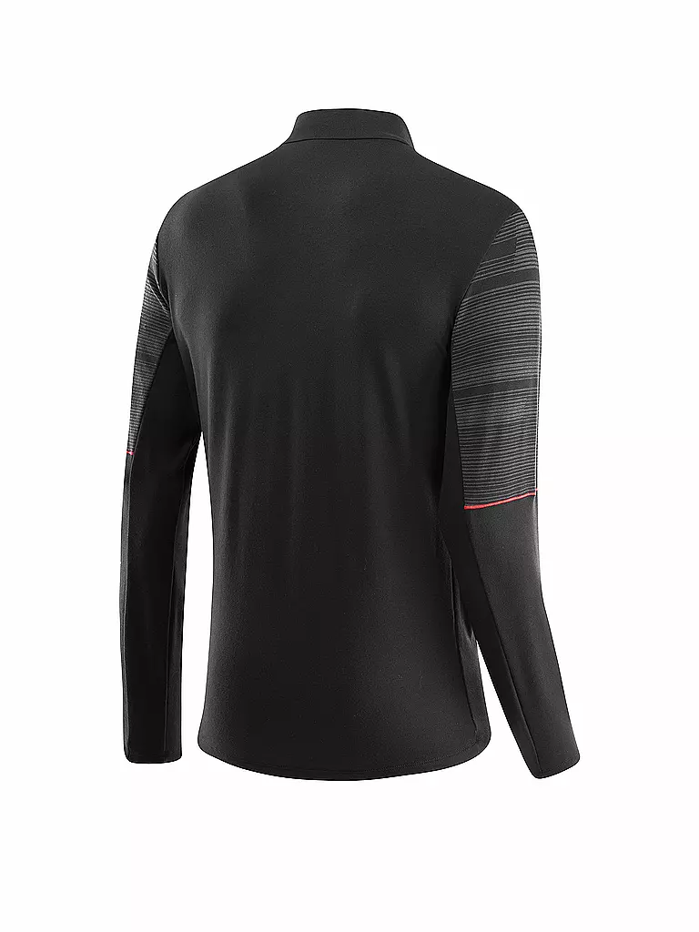 LÖFFLER | Herren Unterzieh Zipshirt TRANSTEX® Hywa | Negro