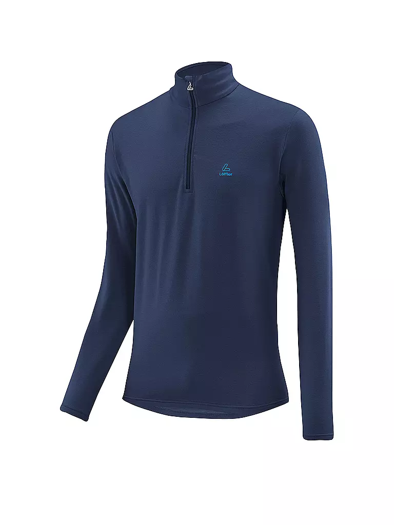 LÖFFLER | Jersey TRANSTEX® Basic CF para hombre | Azul oscuro