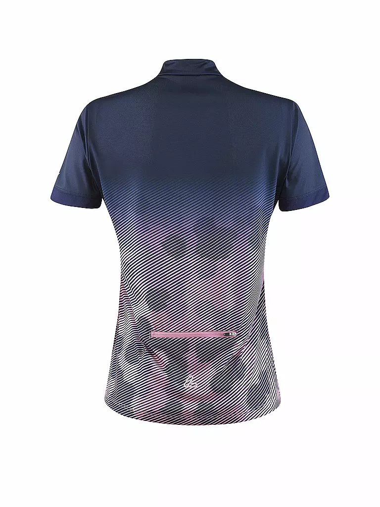 LÖFFLER | Maillot de ciclismo para mujer Maja HZ + UEG | Azul oscuro