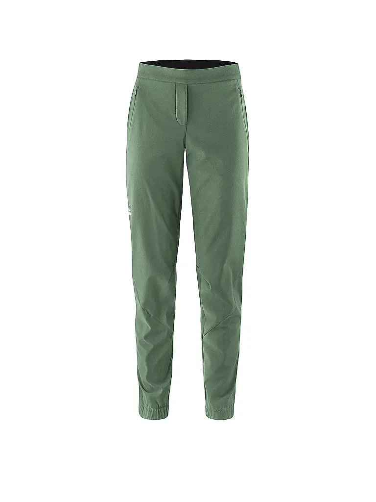 LÖFFLER | Pantalón de esquí de fondo para mujer Alaska ASW Tapered | Oliva