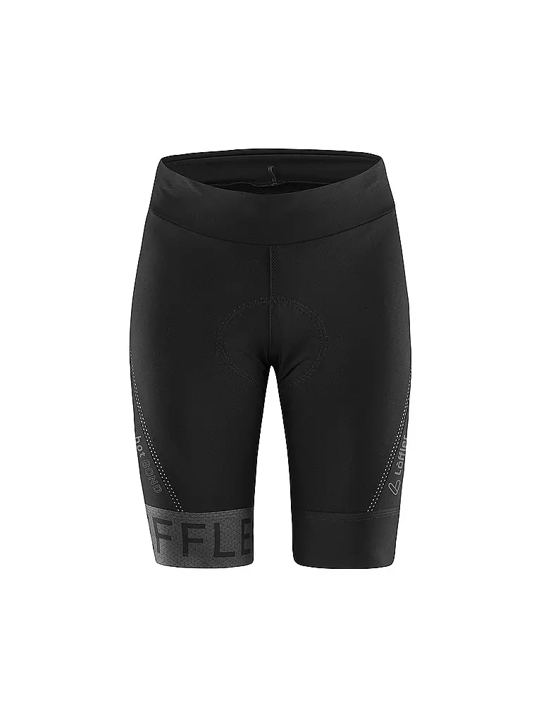 LÖFFLER | Pantalones cortos de ciclismo para mujer Hotbond RF SQL | Negro