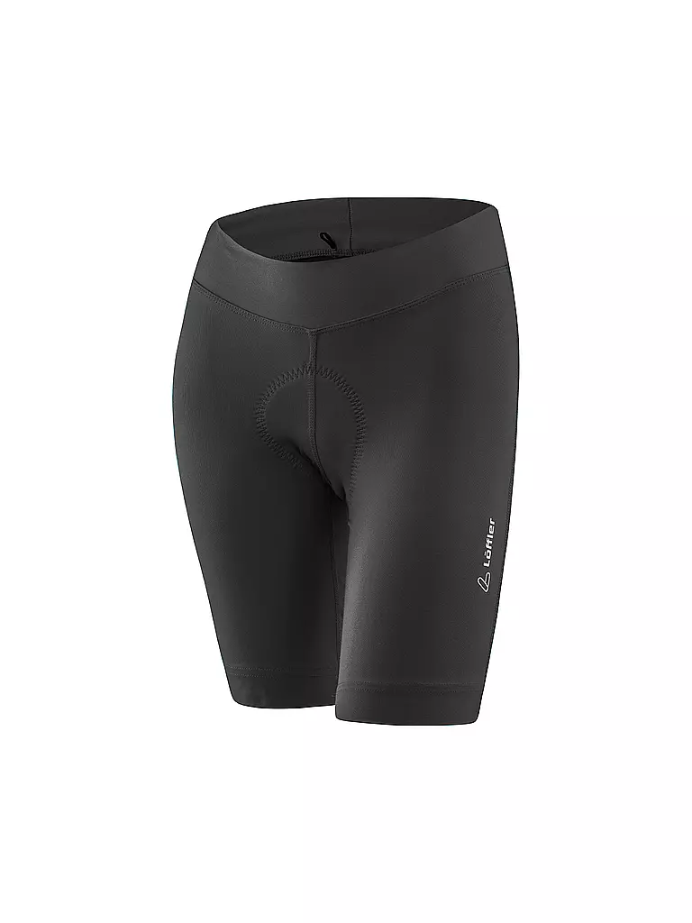 LÖFFLER | Pantalones cortos de ciclismo para mujer Tour | Negro