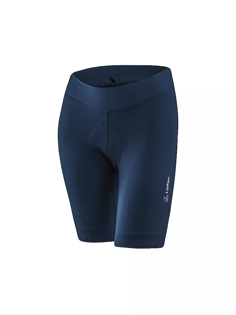 LÖFFLER | Pantalones cortos de ciclismo Tour para mujer | Azul oscuro