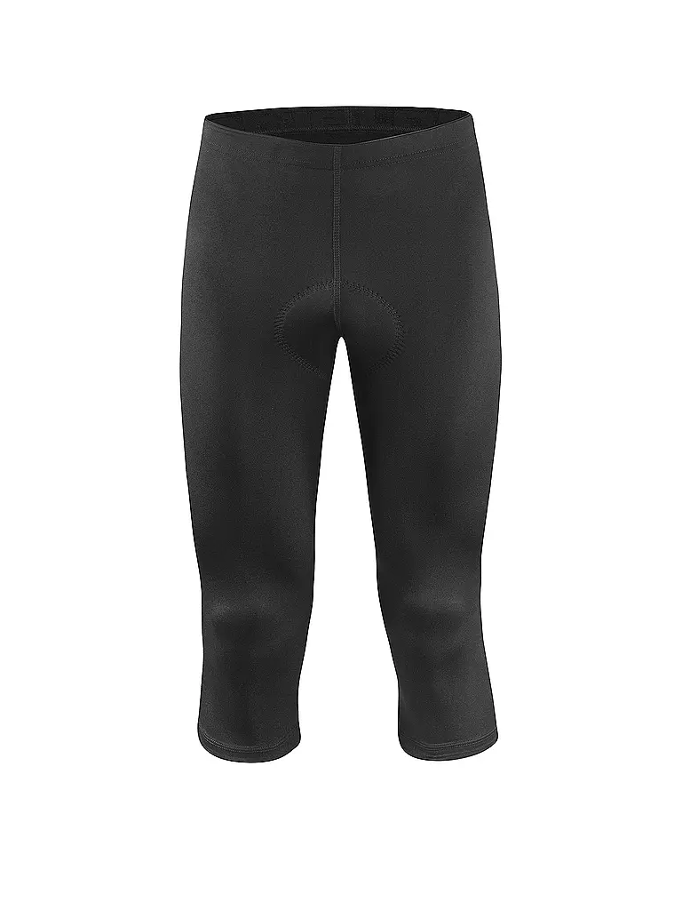 LÖFFLER | Pantalones de ciclismo básicos 3/4 para hombre | Negro