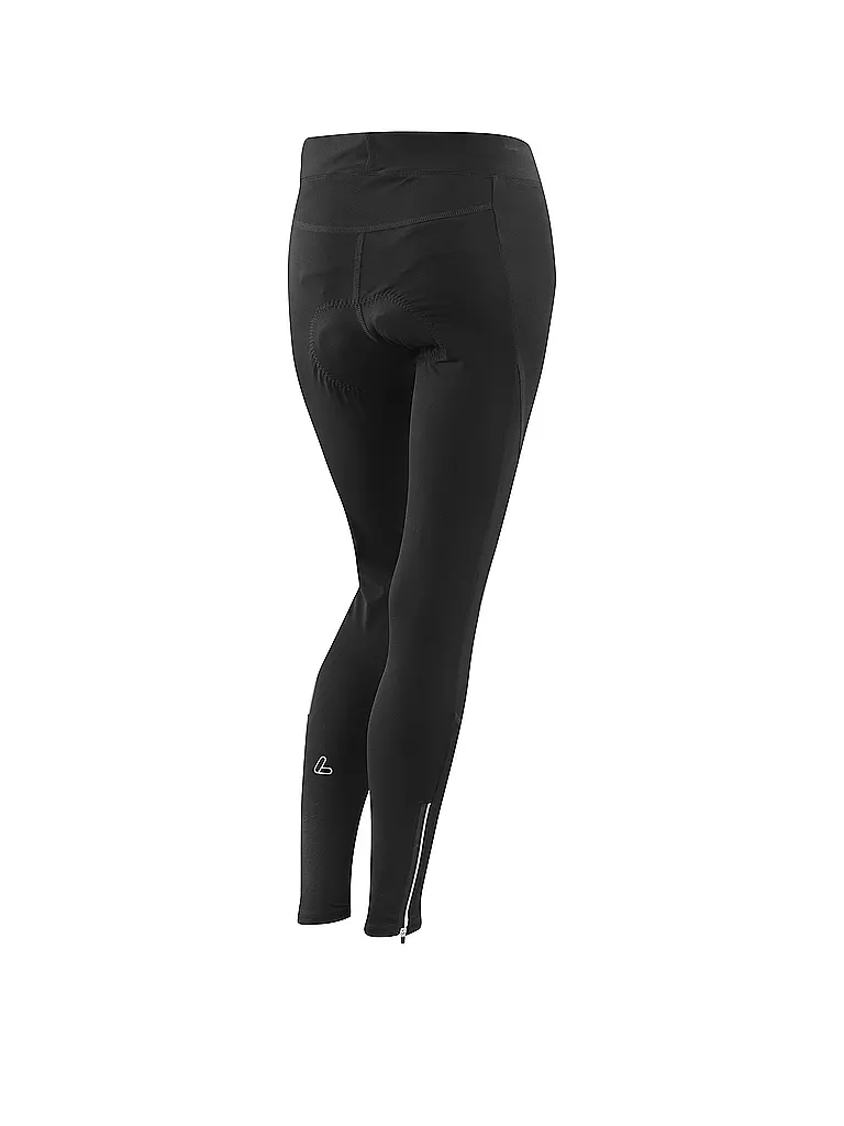 LÖFFLER | Pantalones de ciclismo largos básicos de gel para mujer | Negro