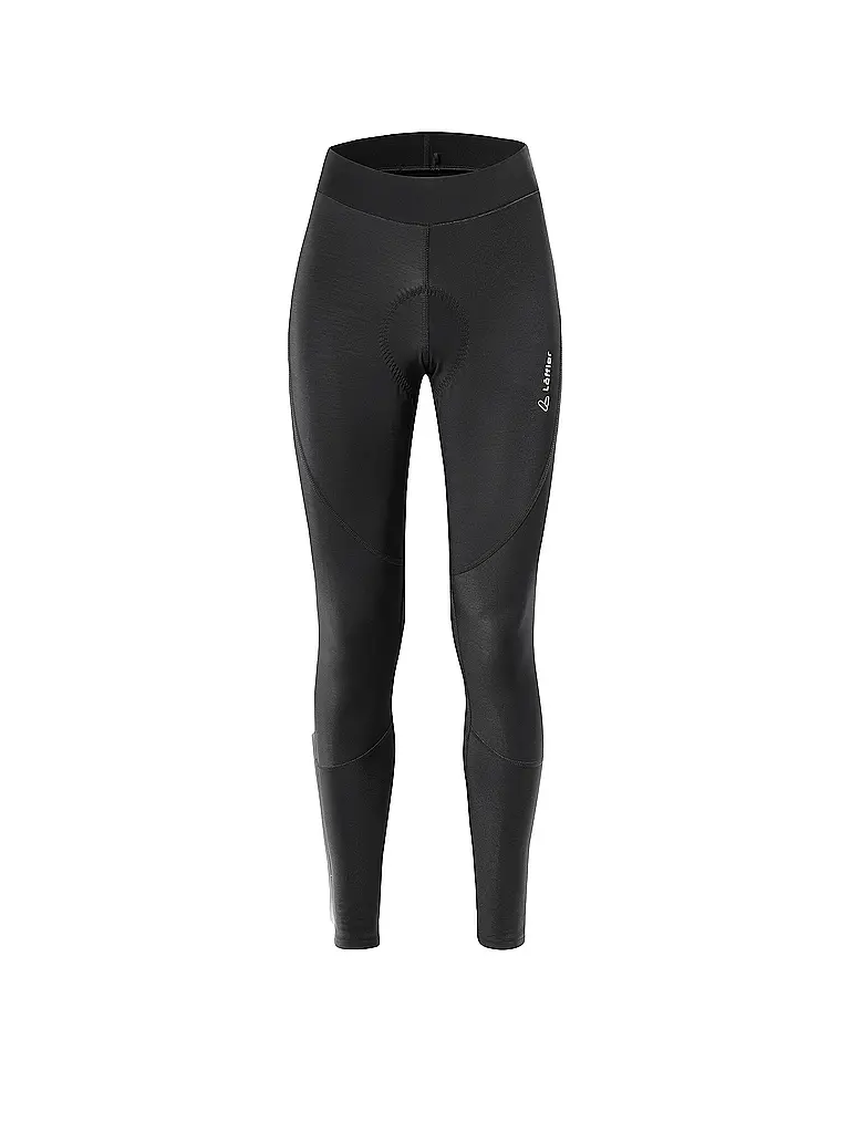 LÖFFLER | Pantalones de ciclismo térmicos de invierno para mujer | Negro