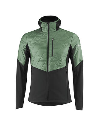 LÖFFLER | Chaqueta híbrida de esquí de fondo para hombre Alex PL6 con capucha