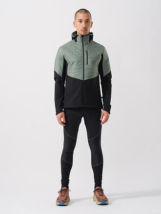 LÖFFLER | Chaqueta híbrida de esquí de fondo para hombre Alex PL6 con capucha