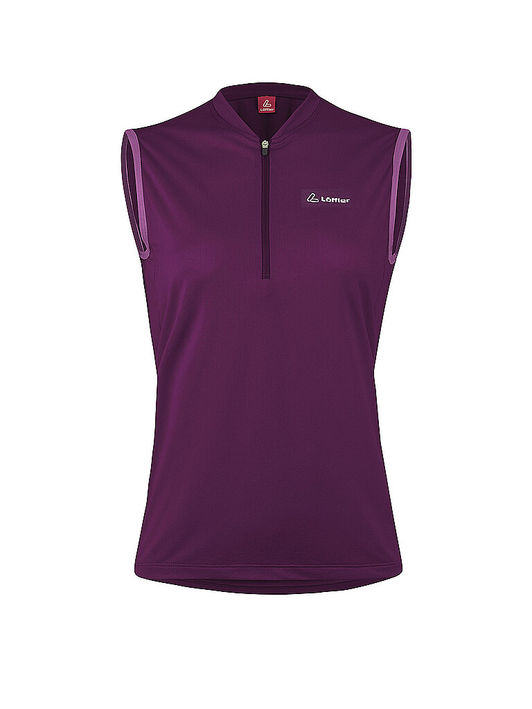 Löffler Maillot de ciclismo para mujer Plain HZ rojo oscuro 48