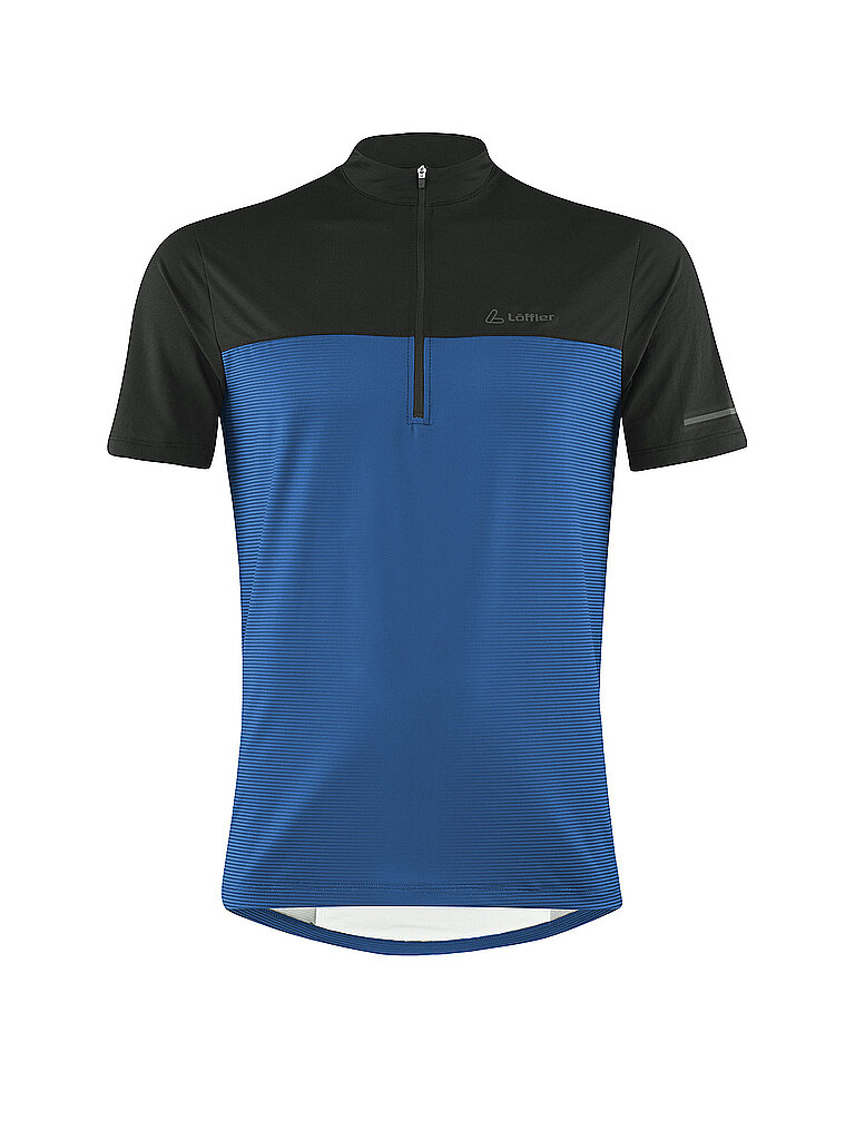 Löffler Maillot de ciclismo para hombre Glow HZ azul 60