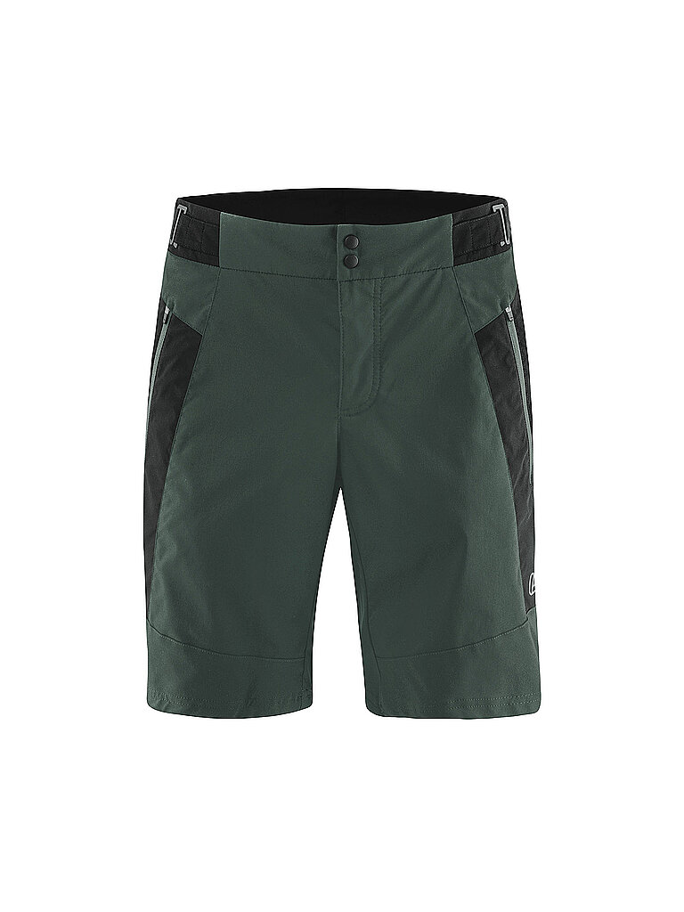 Löffler Pantalón corto de ciclismo para hombre Voyage-E-CSL verde oscuro 60