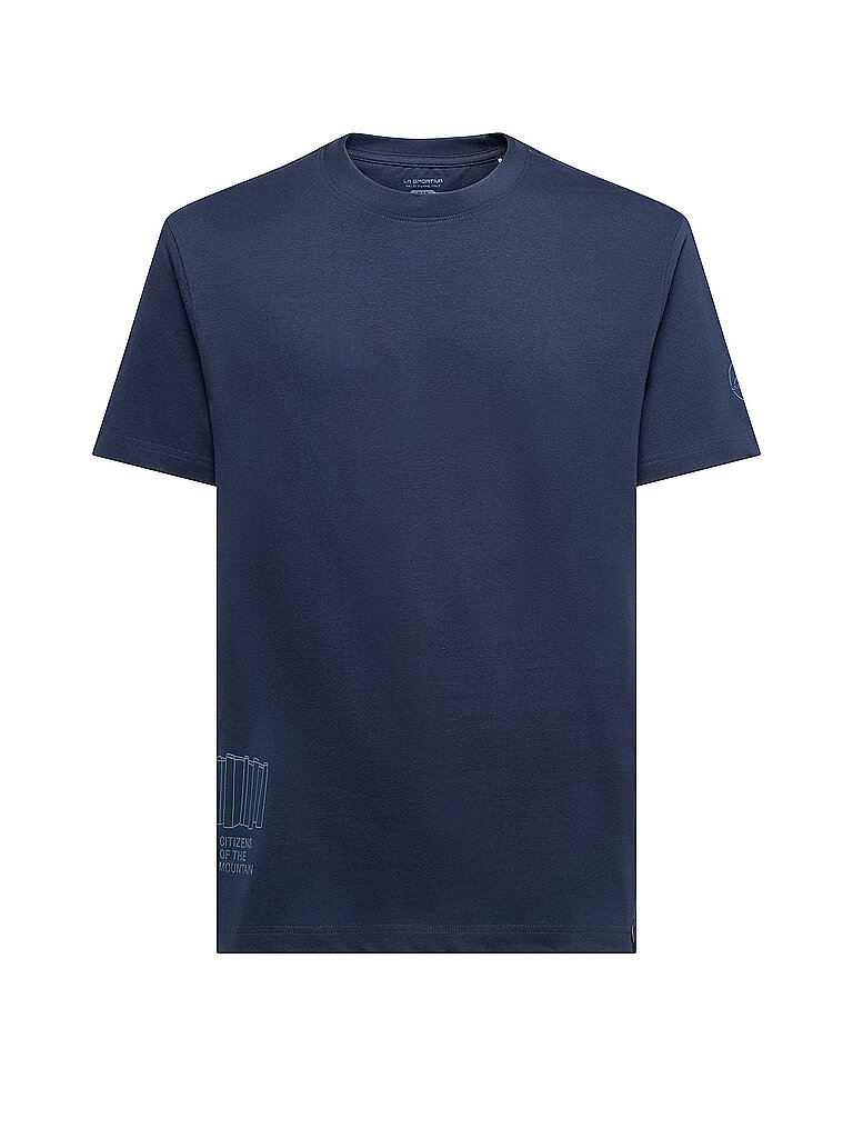 Camiseta de escalada para hombre Citizen Mountain azul oscuro M