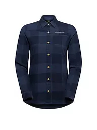 LA SPORTIVA | Blusa de escalada de franela Rambler para mujer | Azul oscuro
