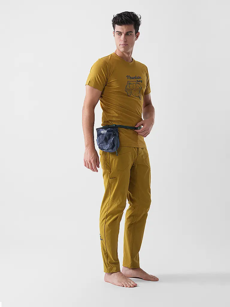 LA SPORTIVA | Camiseta de escalada Ape para hombre | Mostaza