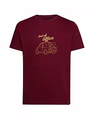 LA SPORTIVA | Camiseta de escalada Cinquecento para hombre | Rojo oscuro