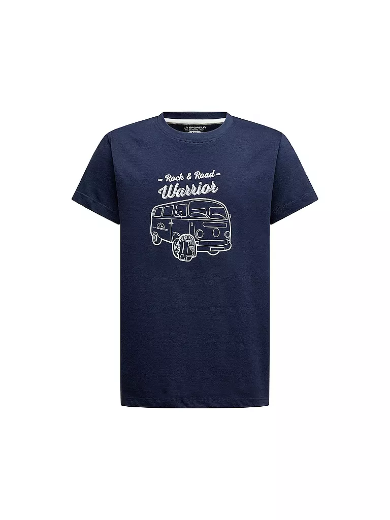 LA SPORTIVA | Camiseta de escalada infantil Van | Azul oscuro