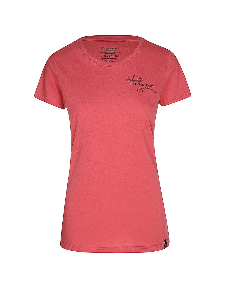 LA SPORTIVA | Camiseta de escalada para mujer Climb Flower | Rosa