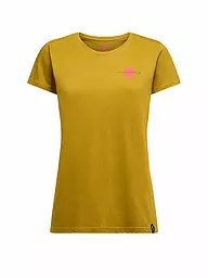 LA SPORTIVA | Camiseta de escalada para mujer Stone | Mostaza