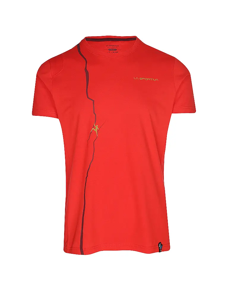 LA SPORTIVA | Camiseta de escalada Route para hombre | Rojo
