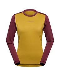 LA SPORTIVA | Camiseta de escalada Tour para mujer | Mostaza