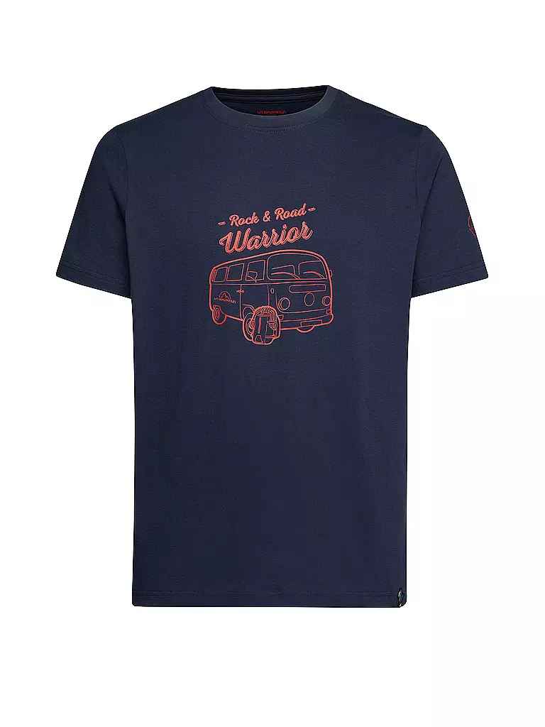 LA SPORTIVA | Camiseta de escalada Van para hombre | Azul oscuro