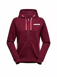 LA SPORTIVA | Chaqueta polar con capucha Kaos para mujer | Rojo oscuro