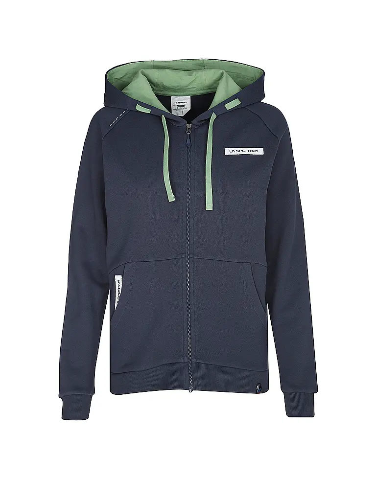 LA SPORTIVA | Chaqueta polar con capucha Kaos para mujer | Azul oscuro