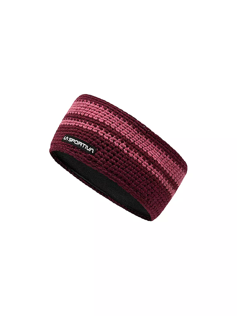 LA SPORTIVA | Cinta para la cabeza Zephir de punto | Rojo oscuro