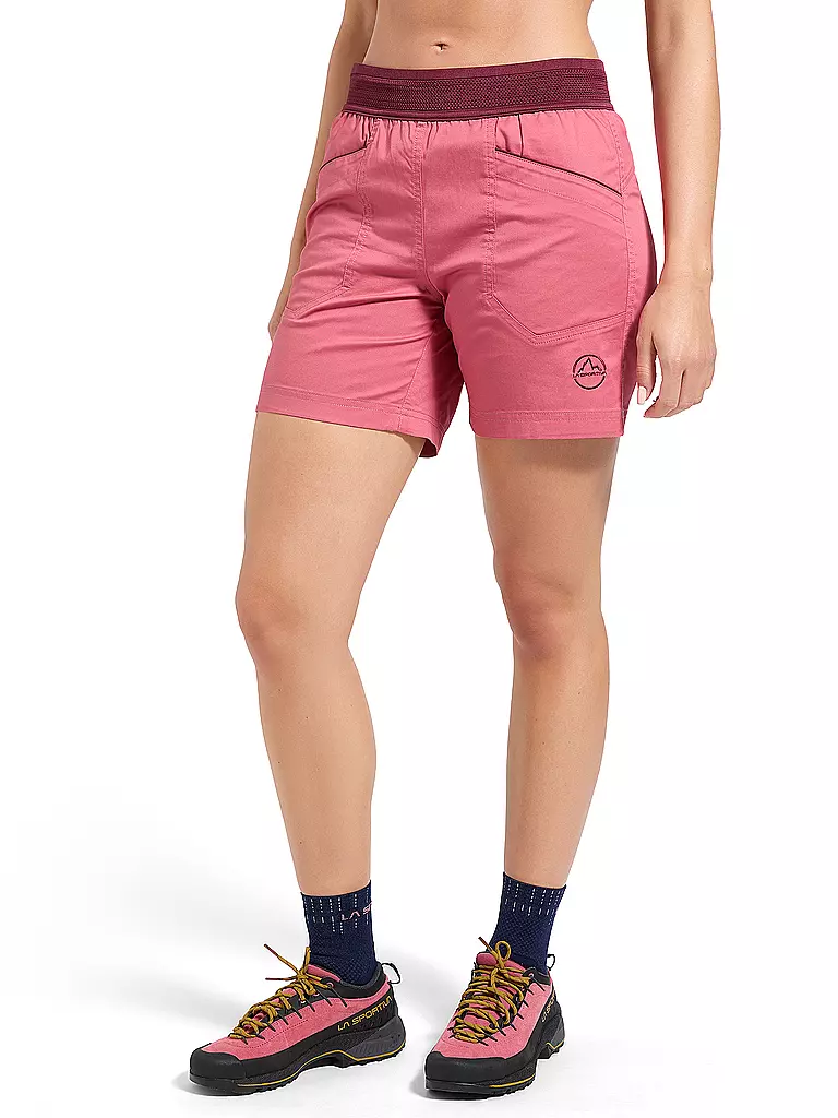 LA SPORTIVA | Pantalón corto de escalada Roots para mujer | Coral