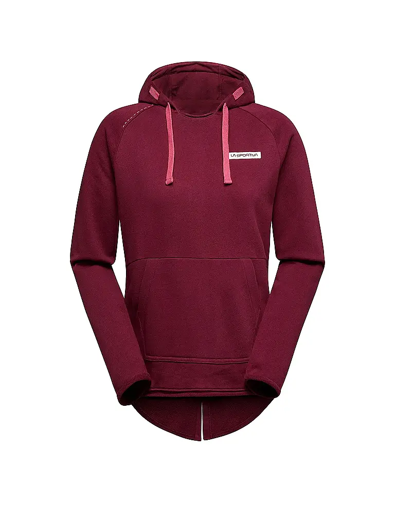 LA SPORTIVA | Sudadera de escalada para mujer Telendos Hoodie | Rojo oscuro