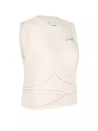 LAMUNT | Camiseta de tirantes funcional Betty Iconic para mujer | Blanco