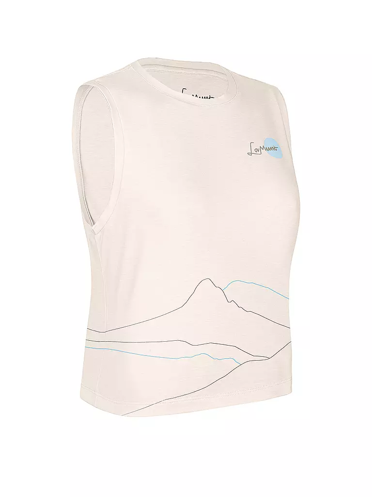 LAMUNT | Camiseta de tirantes funcional Betty Iconic para mujer | Blanco